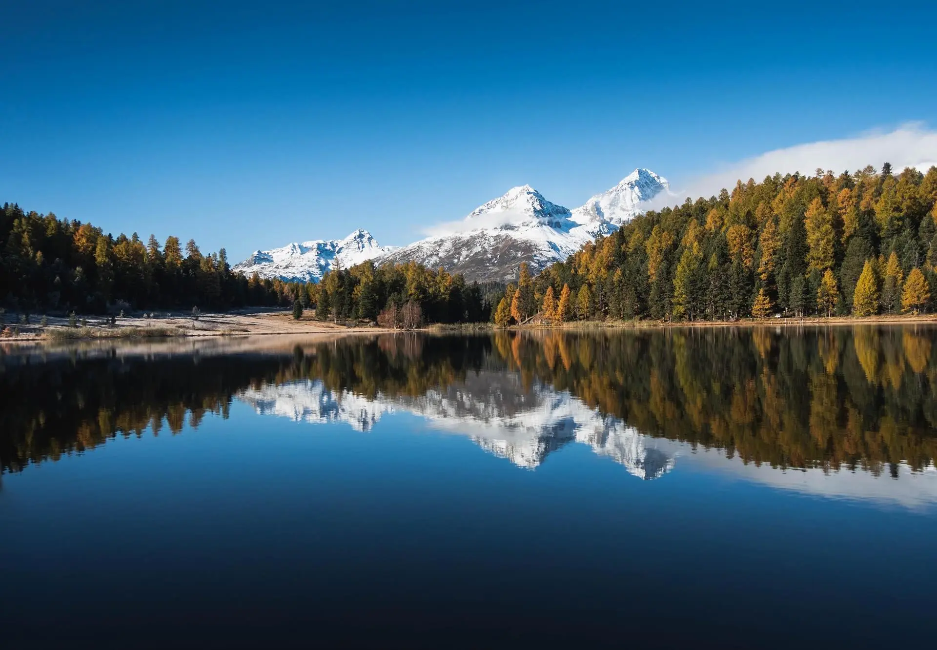Paysage naturel de lac et de forêt, cadre des stages et retraites de Frédéric Deltour